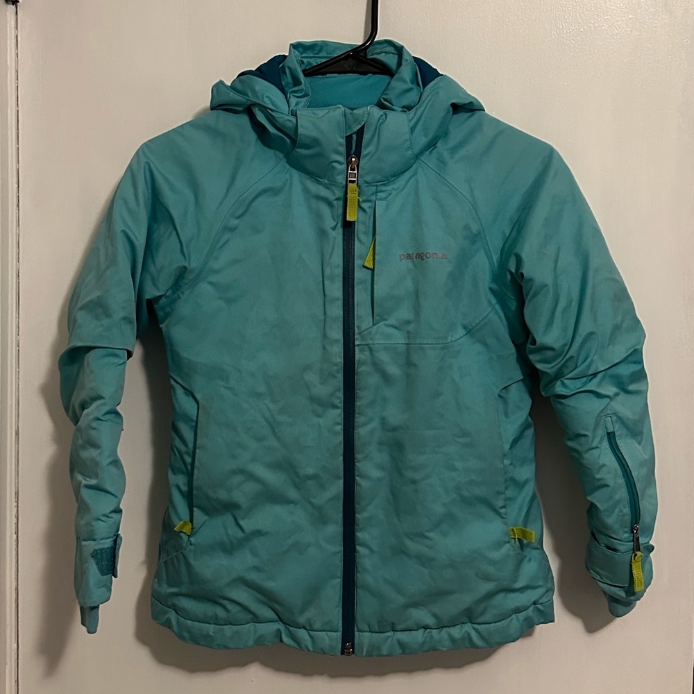 Girls' Turquoise Size 7/8 Patagonia Snowbelle Jacket